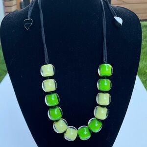 Green Beaded Necklace